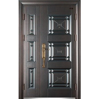 Black Steel Security Door