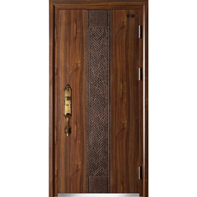 Steel Frame with Wooden Door