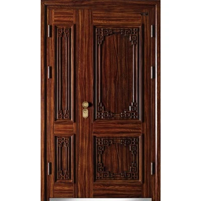 Wood Look Metal Door